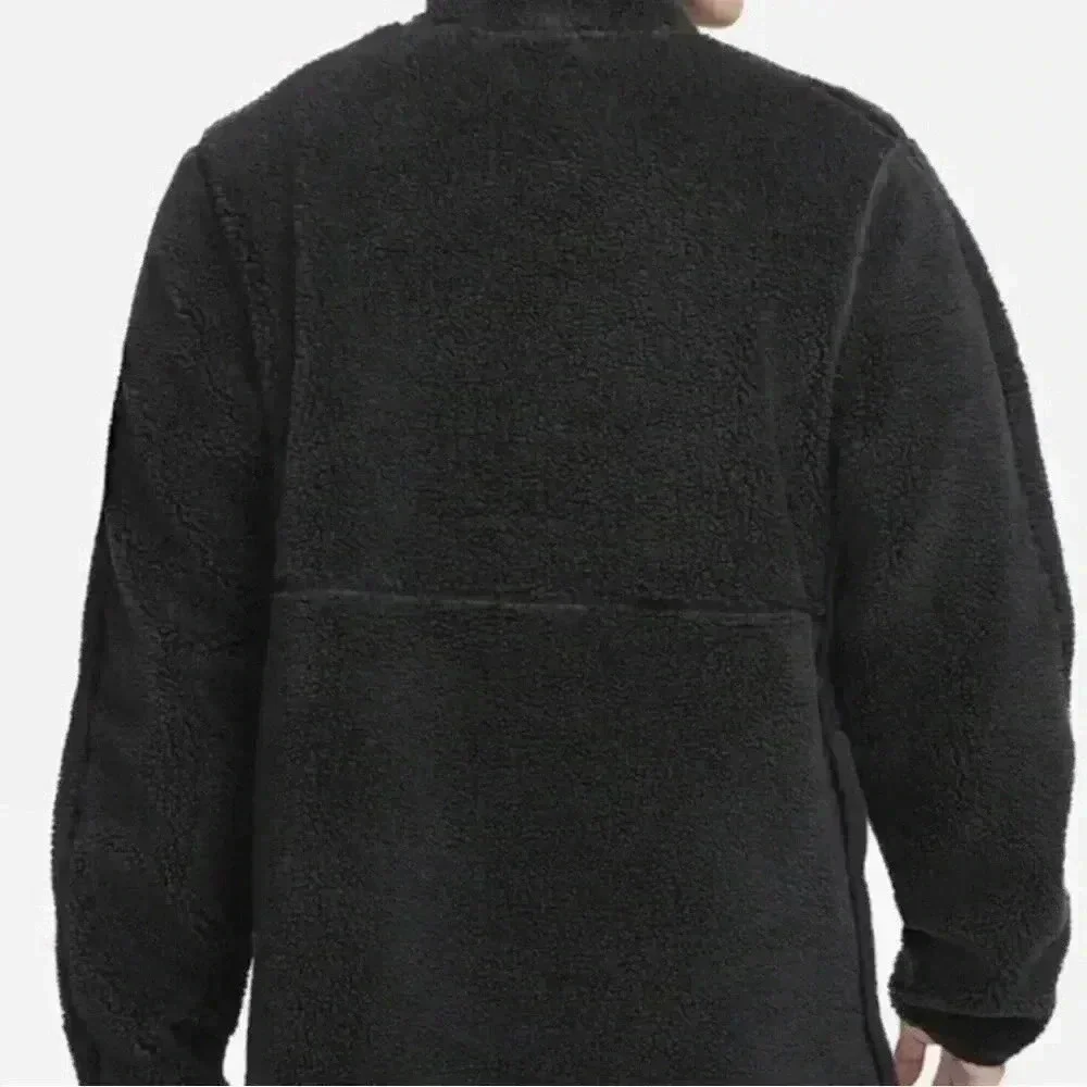 Nike Yoga Sherpa Pinnacle Half 1/2 Snap Sweatshirt Pullover L Jacket